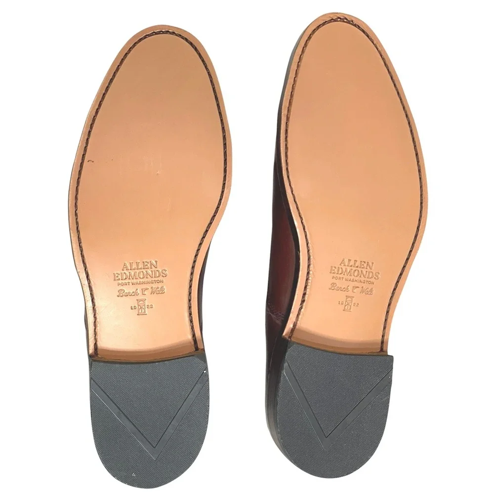 Allen Edmonds Carlyle Brown Cap Toe Oxford Shoes Mens 11 D NEW‎ USA Leather